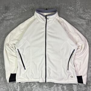 Mountain Hard Wear White high pile Softshell FullZip Jacket polartec Women’s XL